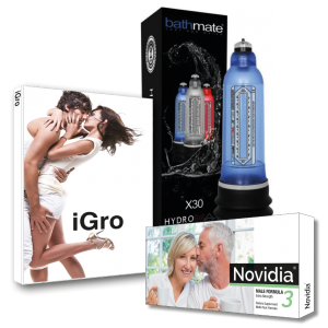 Discount iGro Triple Erecta-Bathmate Pack